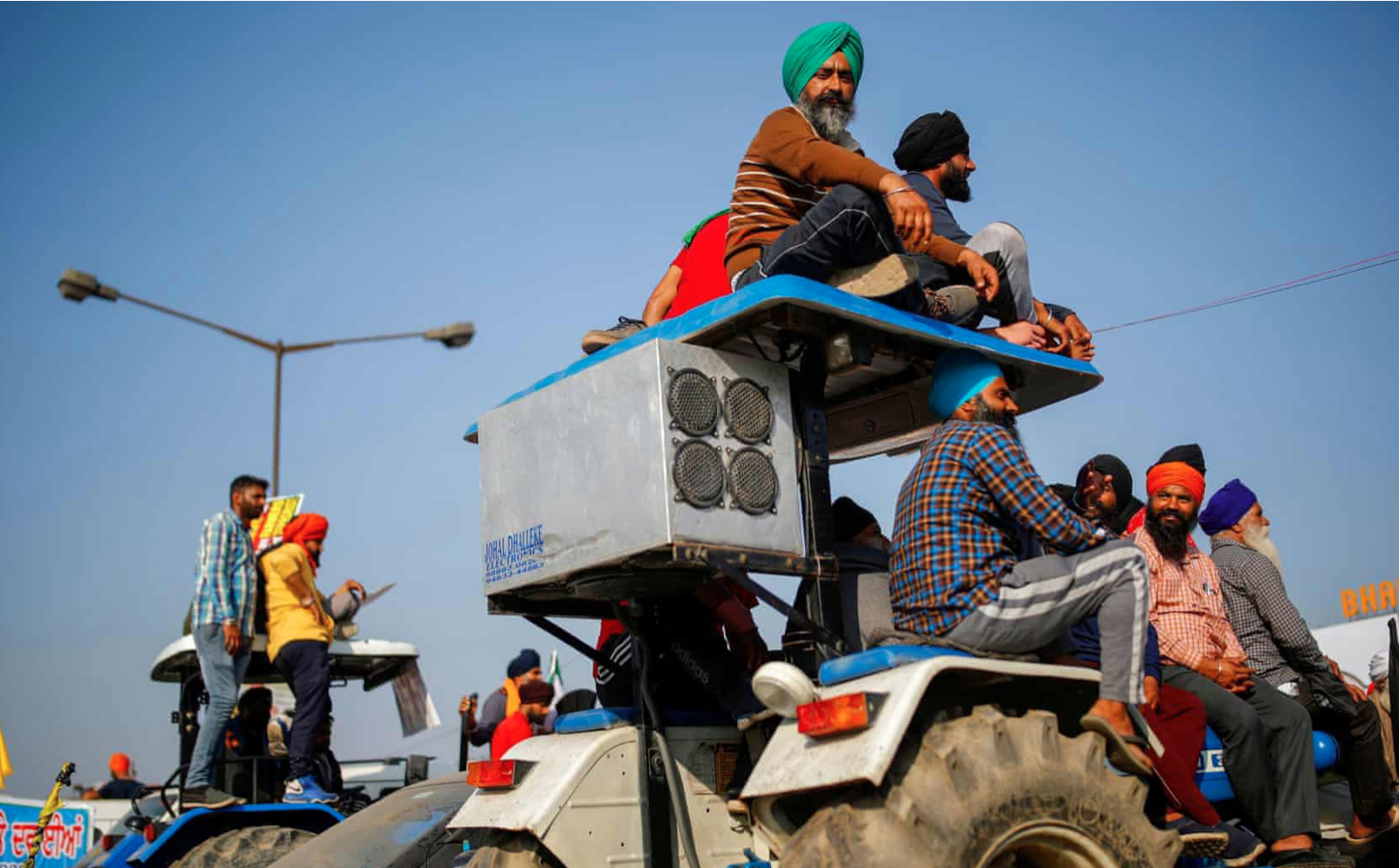 Thousands of Indian Farmers Crowd the Capital to Protest New Agricultural Laws